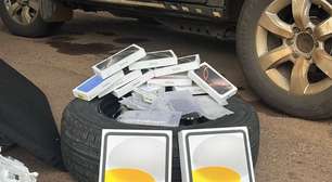 Homem é preso na BR-386 transportando 19 iPhones escondidos em estepe