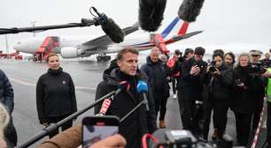 Macron desembarca na Groenlândia e reafirma apoio da UE