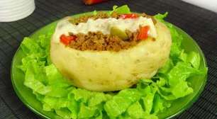 Batata recheada com carne moída: inove o cardápio com a receita simples