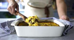 Escondidinho de Pamonha com Carne Seca