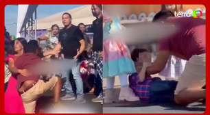 Homem agride criança durante festa junina em escola no DF