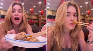 Virginia Fonseca prova cérebro em restaurante na China: 'Textura meio estranha'