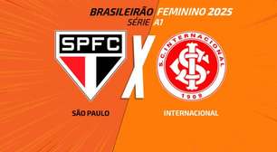 São Paulo x Internacional (feminino): onde assistir, escalações e arbitragem