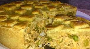 Agora nunca mais você vai errar no ponto da massa do empadão de frango cremoso