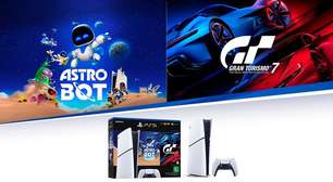 Novo bundle do PS5 com Astro Bot e Gran Turismo 7 chega ao Brasil