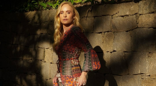 Angélica usa boho chic para falar de menopausa na Bienal do Livro