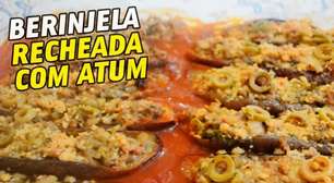 Berinjela recheada com atum: ótima novidade para seu jantar ou almoço de amanhã