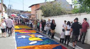 São Paulo: destinos para ver tapetes coloridos de Corpus Christi