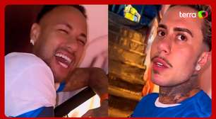 Neymar se diverte com tatuagem de MC Daniel em sua homenagem: 'Deu errado'