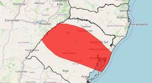 INMET emite alerta de grande perigo para chuva intensa em várias regiões do RS