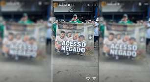 Pai de Piquerez provoca Corinthians com faixa no Mundial de Clubes: 'Acesso negado'