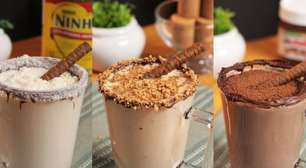 Chocolate quente super cremoso: escolha o seu sabor preferido