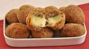 Croquete de carne moída e queijo: aperitivo gostoso para dividir