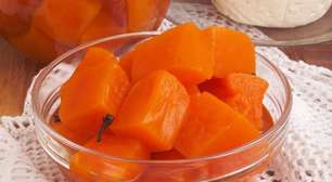 Doce de abóbora em pedaços: doce tradicional com memórias da infância