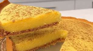 Torta cremosa de milho vai deixar seu fim de semana muito mais gostoso