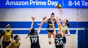 Números de Brasil 3 x 0 Canadá pela VNL-25