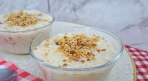 Arroz doce com paçoquinha: na sua festa junina todo mundo vai querer mais um pouco