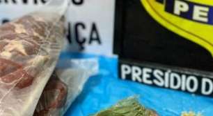 Polícia encontra crack dentro de carne durante revista de familiares no Presídio de Igarassu