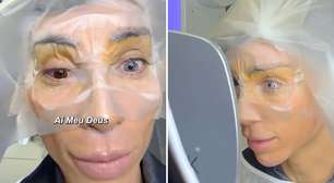 Maya Massafera exibe resultado da cirurgia para mudar a cor dos olhos: 'Deixou mais feminino'