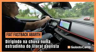 Ao volante do Fiat Fastback Abarth no litoral paulista: diversão garantida