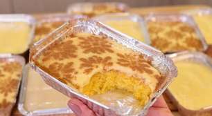Receita típica de festa junina: bolo de milho com curau fácil e delicioso