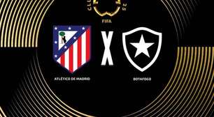 Atlético de Madrid x Botafogo: onde assistir, escalações e arbitragem