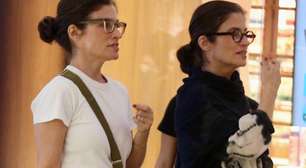 Quem é quem? Renata Vasconcellos ganha companhia da irmã gêmea, Lanza Mazza, em passeio por shopping do Rio. Fotos!