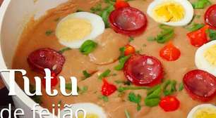 Tutu de feijão gostoso e completo igual de restaurante mineiro