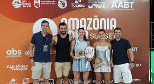 Brasileiros brilham e conquistam os títulos do masculino e feminino do Amazônia Open Sunset