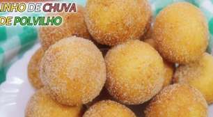 Bolinho de chuva de polvilho delicioso para inovar no café da manhã de hoje