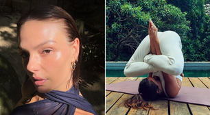 Isis Valverde posta registros fazendo poses de yoga e impressiona web; confira