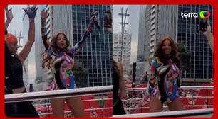 Ludmilla agita multidão na Parada do Orgulho LGBT