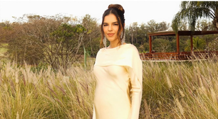 Mariana Rios anuncia gravidez e usa renda e amarelo-manteiga