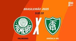 Palmeiras x América-MG (Sub-20): onde assistir, escalações e arbitragem
