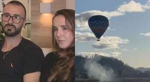 Sobrevivente da queda do balão em SC relata momentos de pânico: 'Amorteceu a queda'