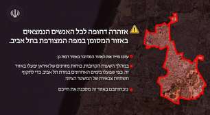 Irã emite alerta de evacuação a subúrbio de Tel Aviv após Trump falar em acordo de cessar-fogo