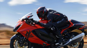 Há 30 anos, marcas japonesas fizeram um pacto: nenhuma moto ultrapassaria os 300 km/h; então chegou a Suzuki Hayabusa a quase 450 km/h