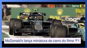 McDonald's lança miniatura do carro de 'F1 - O Filme'