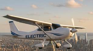 Avião elétrico faz voo inédito de 130 km com destino a Nova Iorque