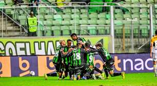 América-MG vence CRB, sobe na tabela da Série B e se afasta da zona da degola