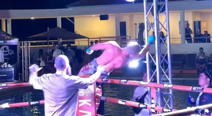 Lutador fuma maconha, comemora vitória de maneira inusitada e é eletrocutado; veja vídeo