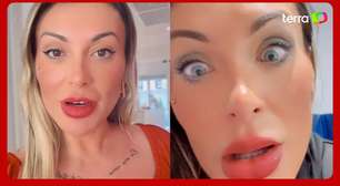 Andressa Urach relata 'dor' e 'medo de ficar cega' após cirurgia para mudar cor dos olhos