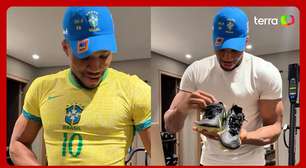 Astro da NBA ganha presente de Vini Jr. e viraliza por motivo inusitado