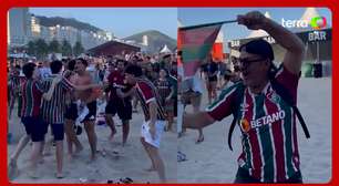 Torcedores do Fluminense vão à loucura com gol de Germán Cano contra a Inter de Milão