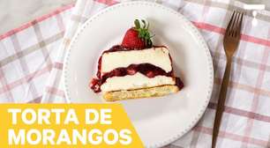TORTA GELADA DE MORANGOS | Melhores Receitas Tastemade