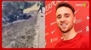 Vídeo mostra destruição do carro do atacante Diogo Jota após acidente
