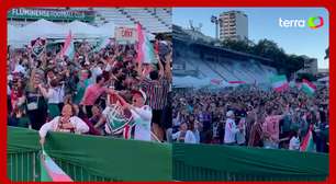 Torcedores do Fluminense vão à loucura com gol de Martinelli contra o Al-Hilal