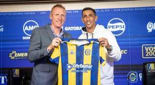 Di María é apresentado no Rosario Central e se emociona no retorno