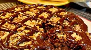 Bolo de banana, cacau e aveia: sem farinha e leite, saudável