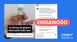 Vacinação contra gripe protege mesmo com variações de eficácia, dizem especialistas